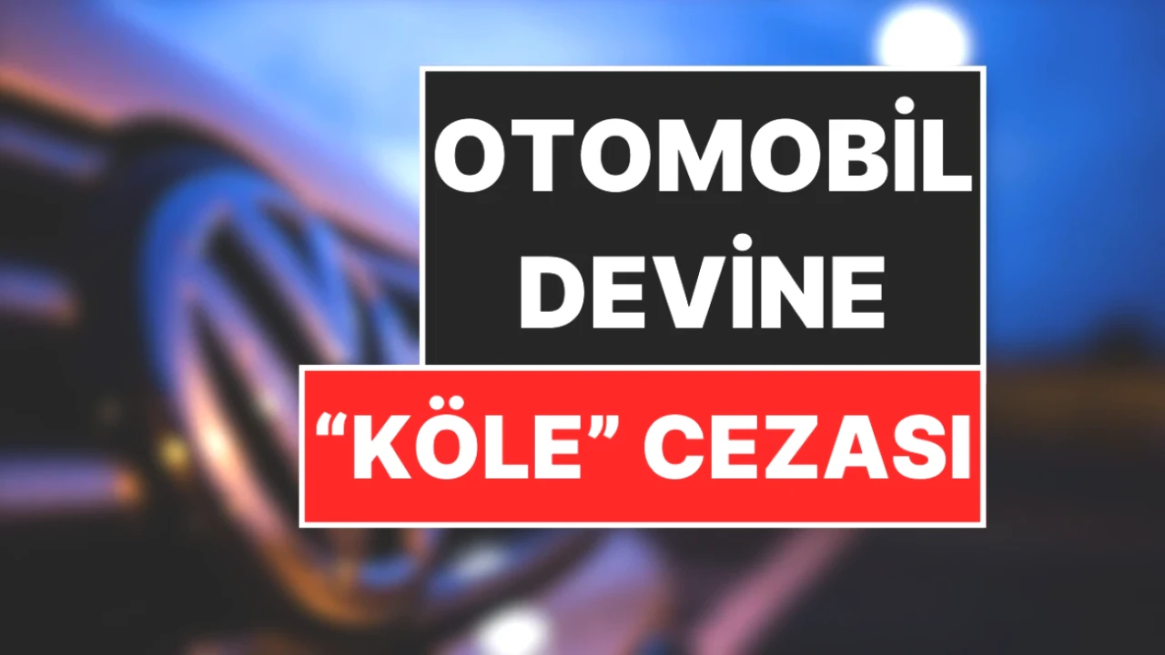 Alman Otomobil Devi Tarihinde Bir İlk: Rekor Ceza Geldi!