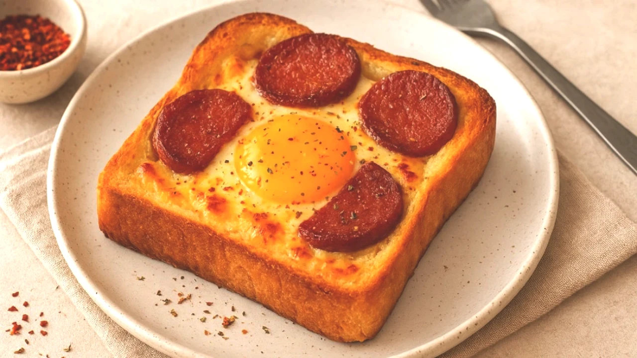 15 Dakikada Sofranızı Şenlendirecek Volkan Tost Tarifi! Hafta Sonu Kahvaltısının Yıldızı Olacak!