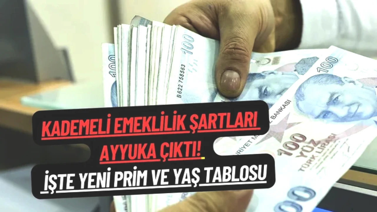 Kademeli Emeklilik Sistemi Duyuruldu! Yeni Prim ve Yaş Tablosunu Kaçırmayın!